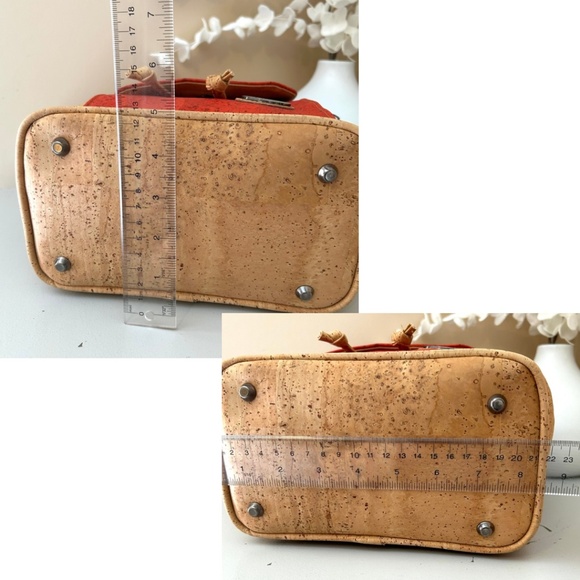 NWT Natural CORK Two-tone Backpack Made in Portugal - Picture 15 of 17